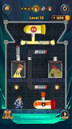 Hero Pipe Rescue: Water Puzzle Image