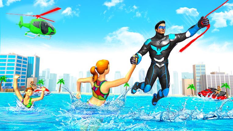 Super Rope: Flying Hero Game screenshot