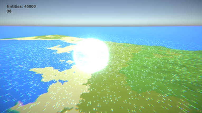 Unity3D ECS Dragonball Z Demo! screenshot