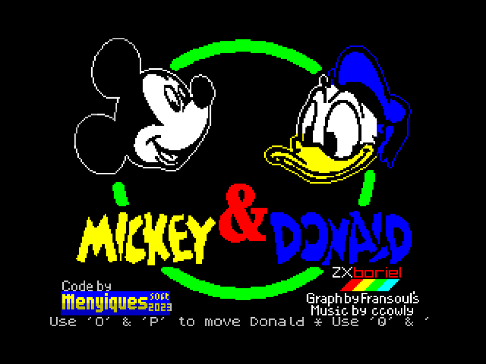 Games like Mickey and Donald G&W for ZX Spectrum 48Kb