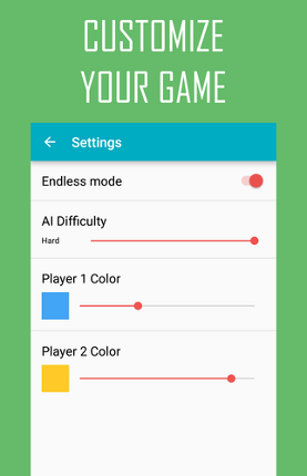 A Tic-Tac-Toe game: threee screenshot