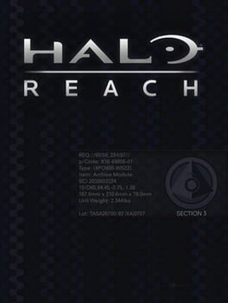 Halo: Reach Limited Edition Game Cover