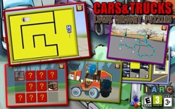 Kids Cars and Trucks Logic Memory Puzzles Image