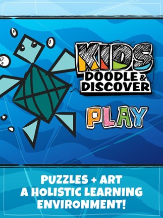 Kids Doodle &amp; Discover: Sea Animals - Math Puzzles That Make Your Brain Pop screenshot
