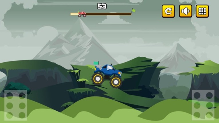 Monster Truck Mania : Hill Racing screenshot