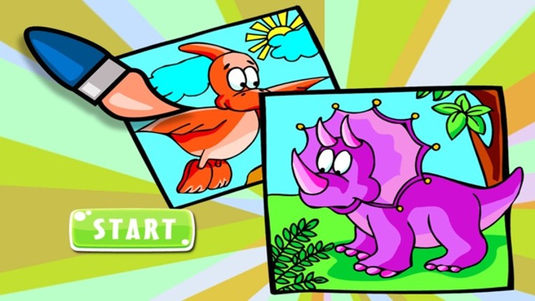 My Dino Coloring Book For Kids And Toddler Game Image