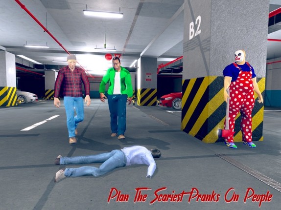 Scary Clown Pranks 3D screenshot