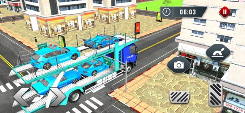 US Police Car Transporter screenshot