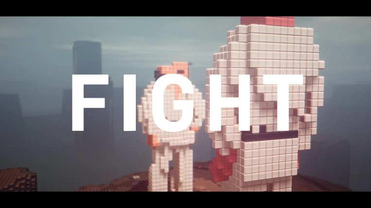 CHU!! KARATE URANAI VOXEL Image