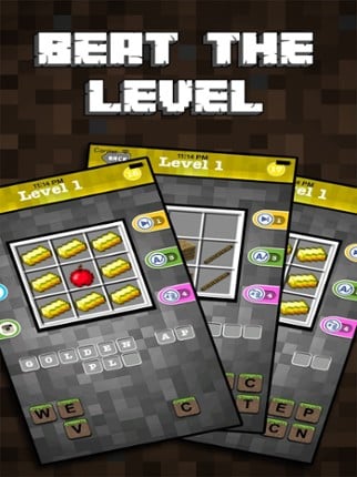 Crafting Quiz - Trivia Craft Recipes for Minecraft screenshot