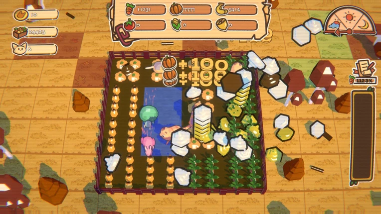 Crazy Farm: Roguelike Idle Building Game screenshot