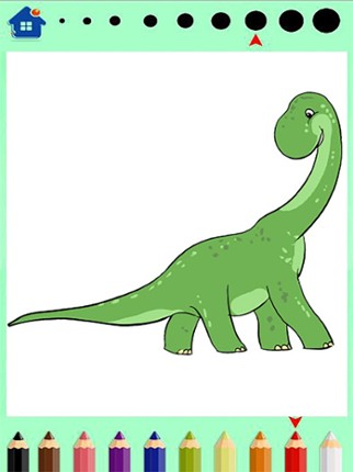 Dinosaur Coloring Book - Dino Finger Paint screenshot