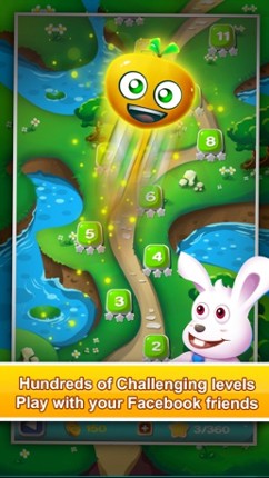 Fruit Splash Extreme: FREE Fruit Line Connect Match-3 Puzzle Game screenshot