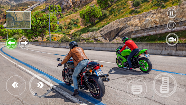 Open World Bike Drive Game 3D Image