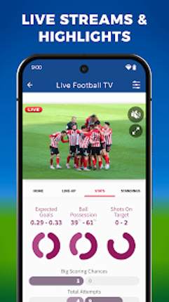 Live Football TV-Soccer Scores Image