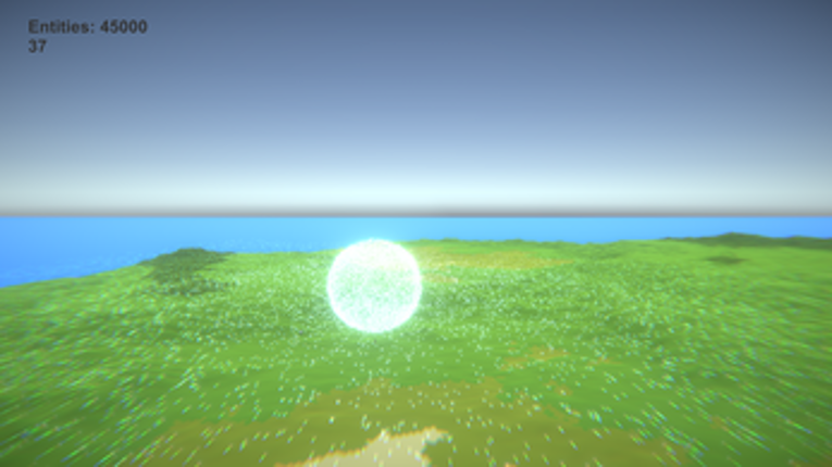 Unity3D ECS Dragonball Z Demo! screenshot