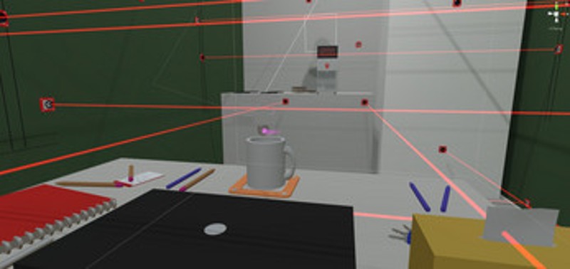 Laser and a Peck Image