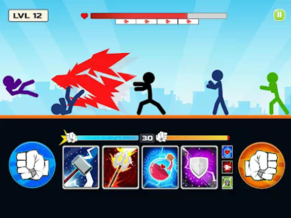 Stickman Fighter: Mega Brawl screenshot