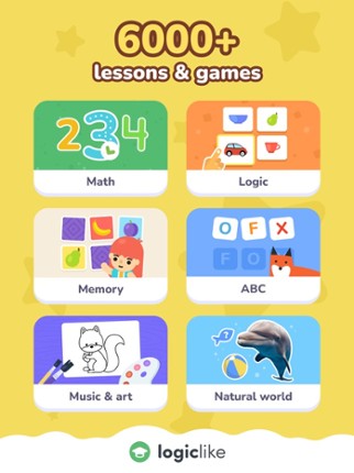 LogicLike: Kids Learning Games screenshot