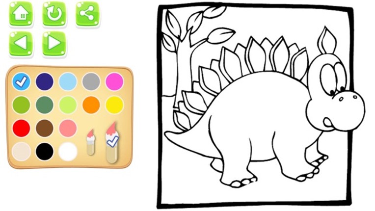 My Dino Coloring Book For Kids And Toddler Game screenshot