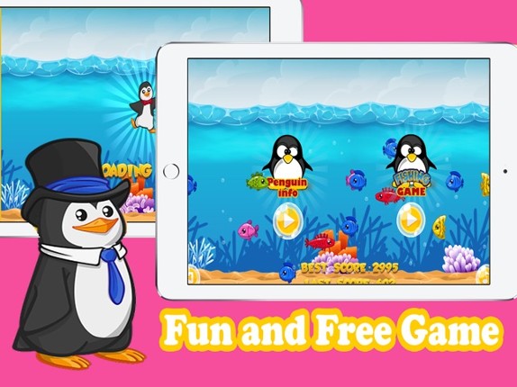 Penguin Fishing Game Free for Kids screenshot