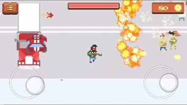 Pixel Zombie Shooting Game Image