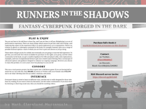 Runners in the Shadows Image