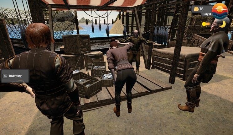 Sea Town - Fish Market Simulator screenshot