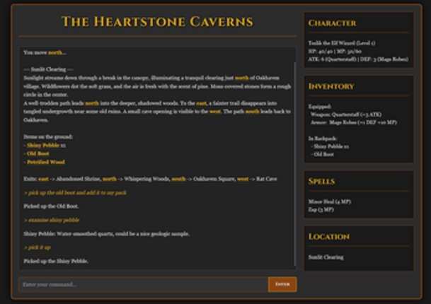 The Crystal Caverns screenshot