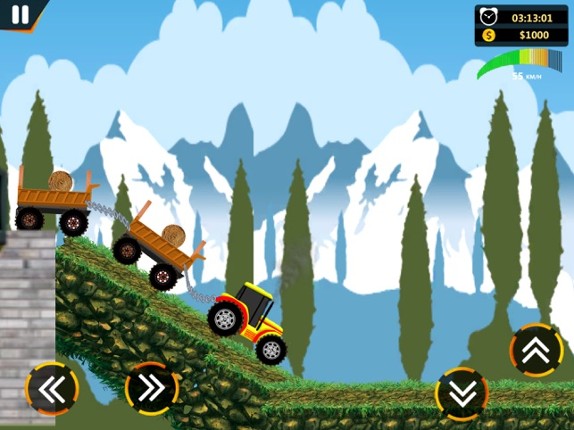 Cargo Loader Mountain Driving Image