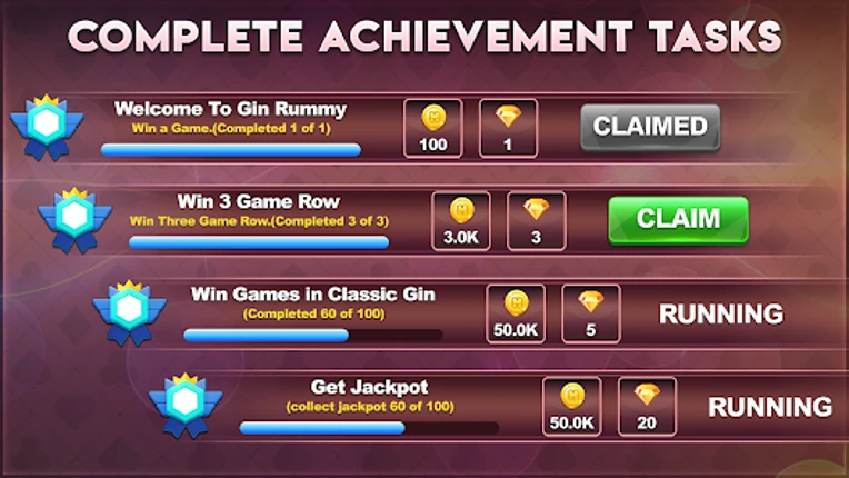 Gin Rummy Offline Classic Game screenshot
