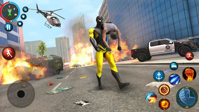 Rope Hero Spider Fighting Game Image