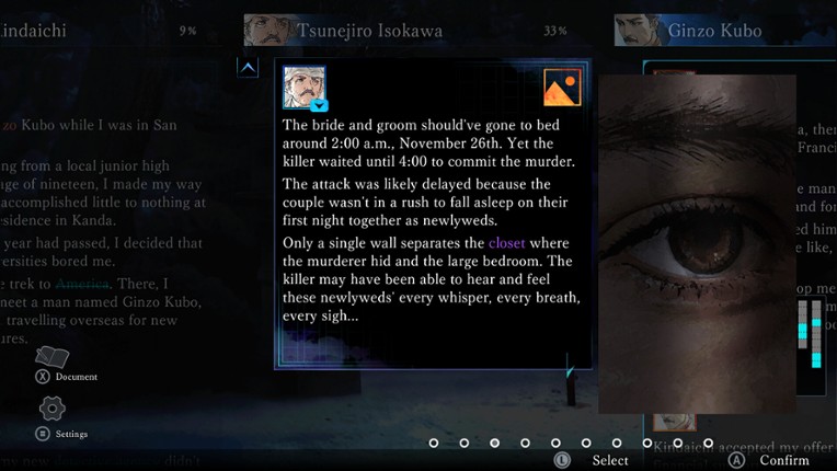 Kindaichi Mystery Series: The Honjin Murders screenshot