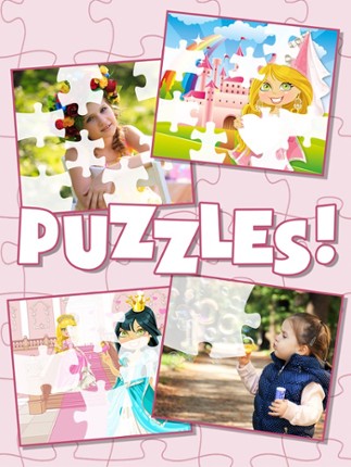 Princess Slide Magic Puzzle & Photos - Princesses Sliding Block Jigsaw Game screenshot