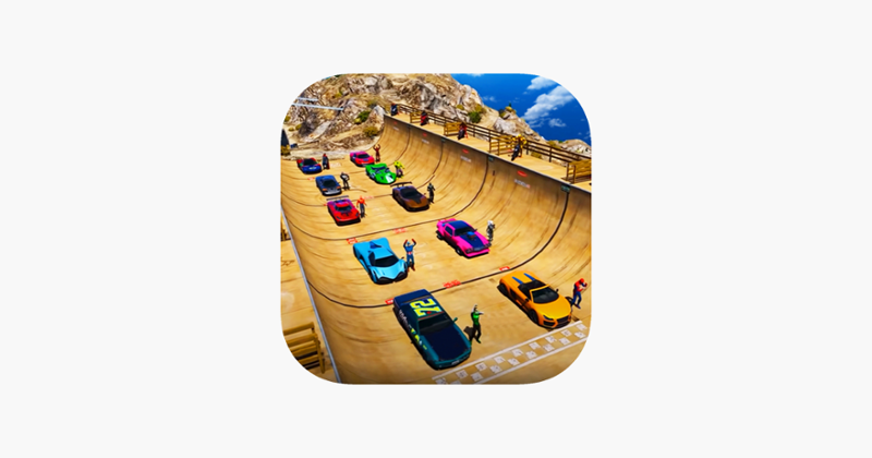 Superhero Car: Mega Ramp Games Game Cover