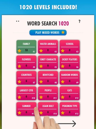 Word Search 1020 screenshot