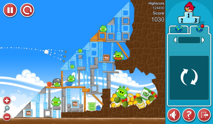 Angry Birds Adobe AIR Ports screenshot