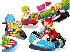 Cartoon Kart Puzzle Image