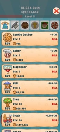 Cookie Clicker Collector screenshot