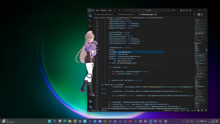 Desktop Waifu Defender screenshot
