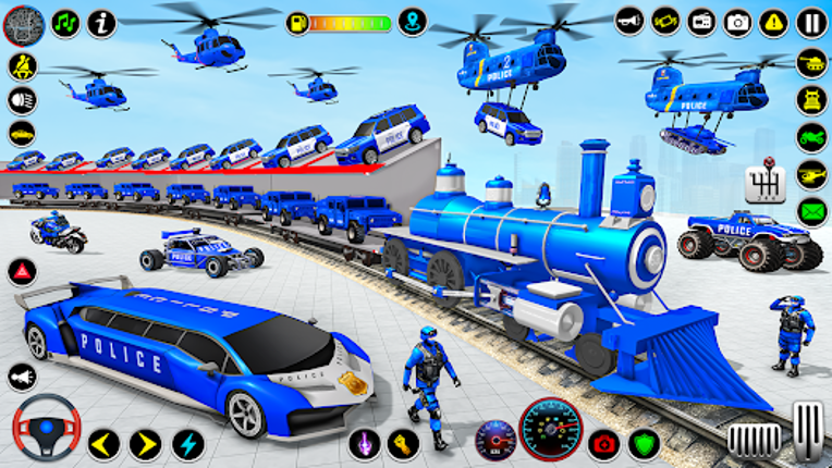 Police Car Transport Games 3D Image