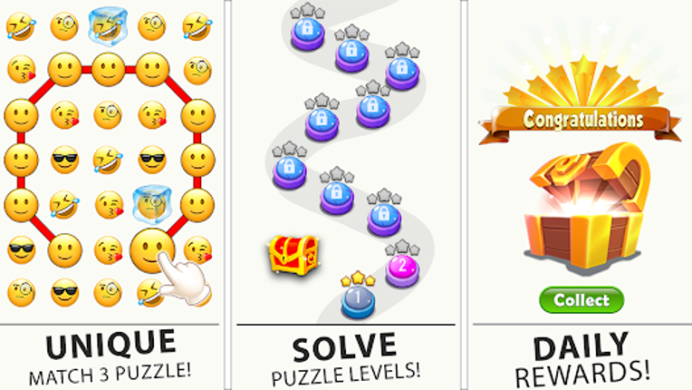 Emoji Puzzle Matching Game screenshot
