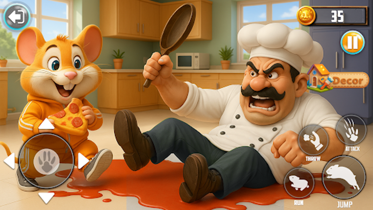 Chef vs Mouse Prank Game screenshot