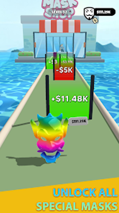 Mask Evolution: 3D Run Game screenshot