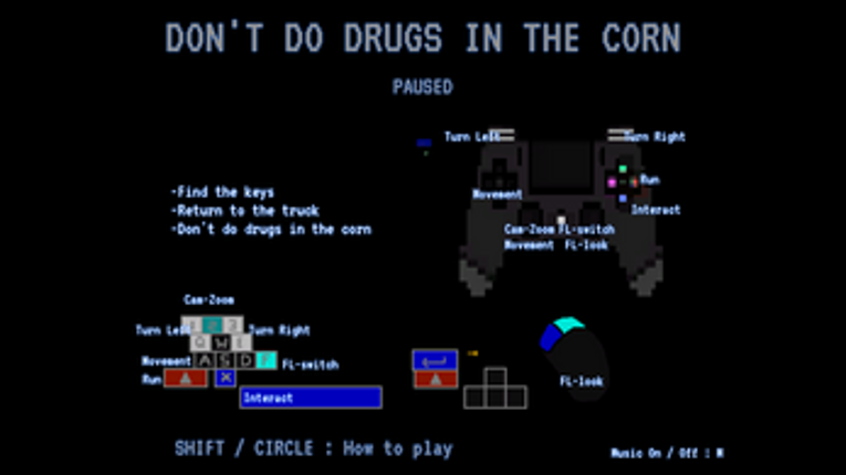 Don't do drugs in the corn Image