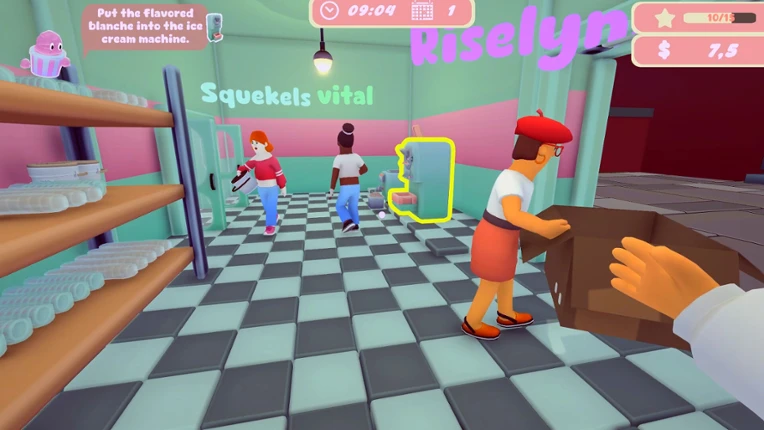Ice Cream Together: A Cozy Parlor Simulator screenshot