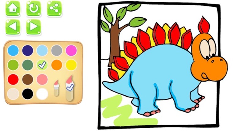 My Dino Coloring Book For Kids And Toddler Game screenshot