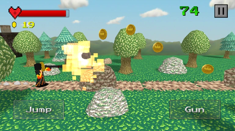 Pixel Run and Gun screenshot