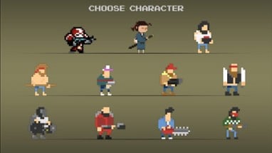 Pixel Zombie Shooting Game Image