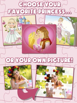 Princess Slide Magic Puzzle & Photos - Princesses Sliding Block Jigsaw Game screenshot